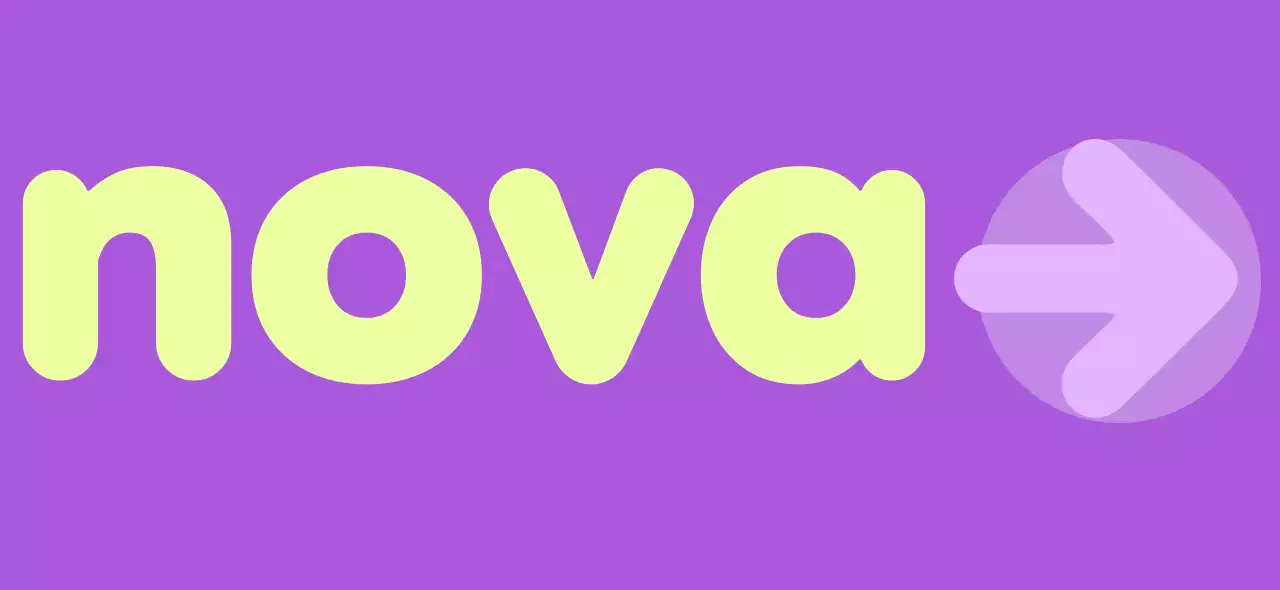 黄色 ポップ ロゴ デザイン  シンプルテキスト