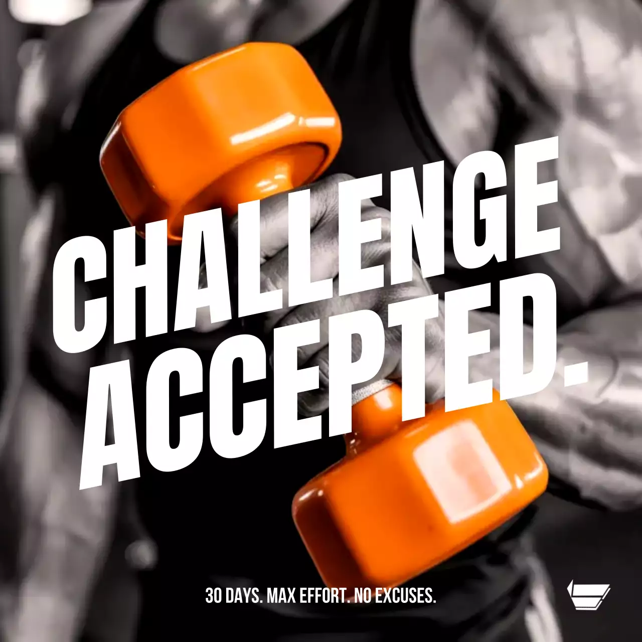 orange bold fitness promotion