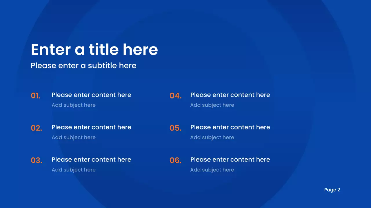 블루 모던 학술 프레젠테이션