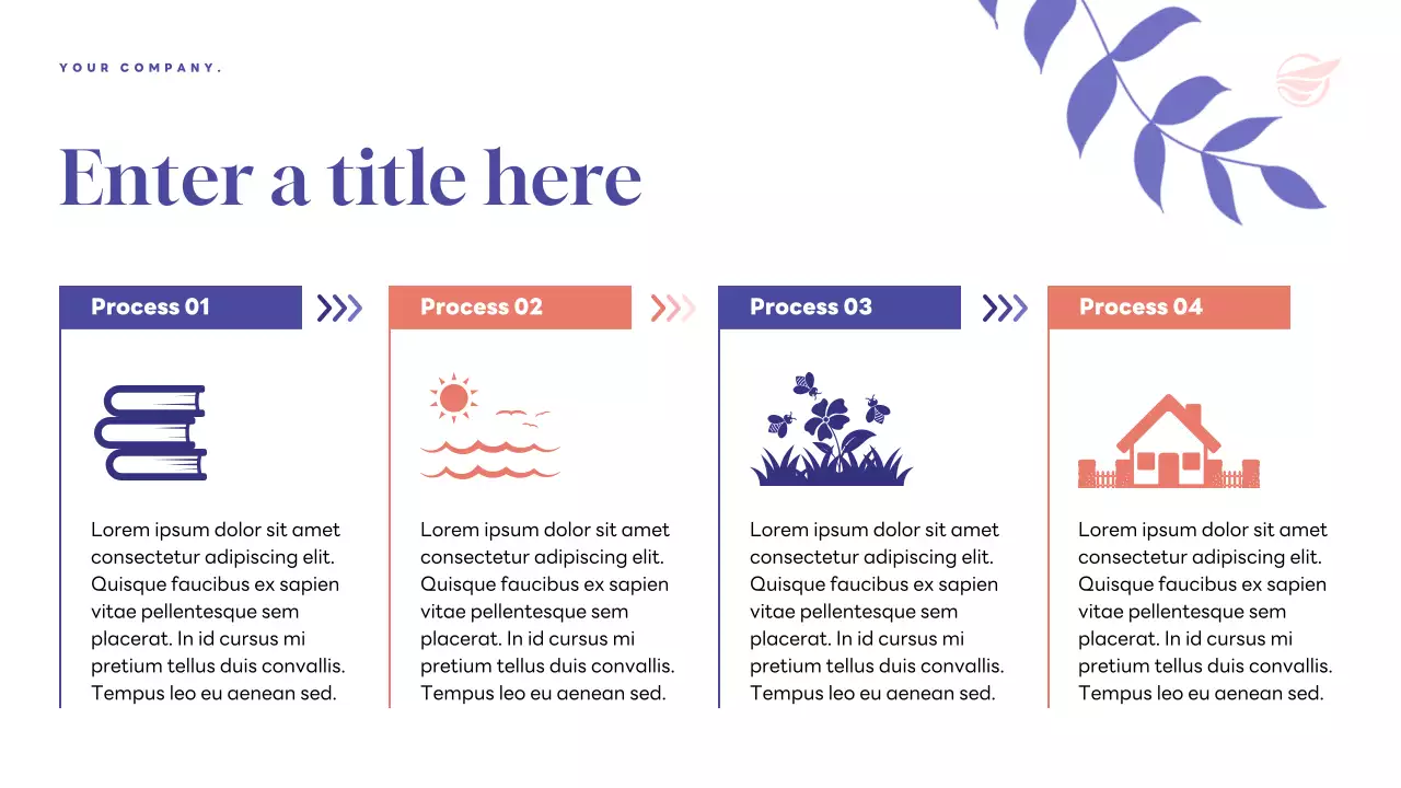 Purple Modern Health Newsletter Presentation