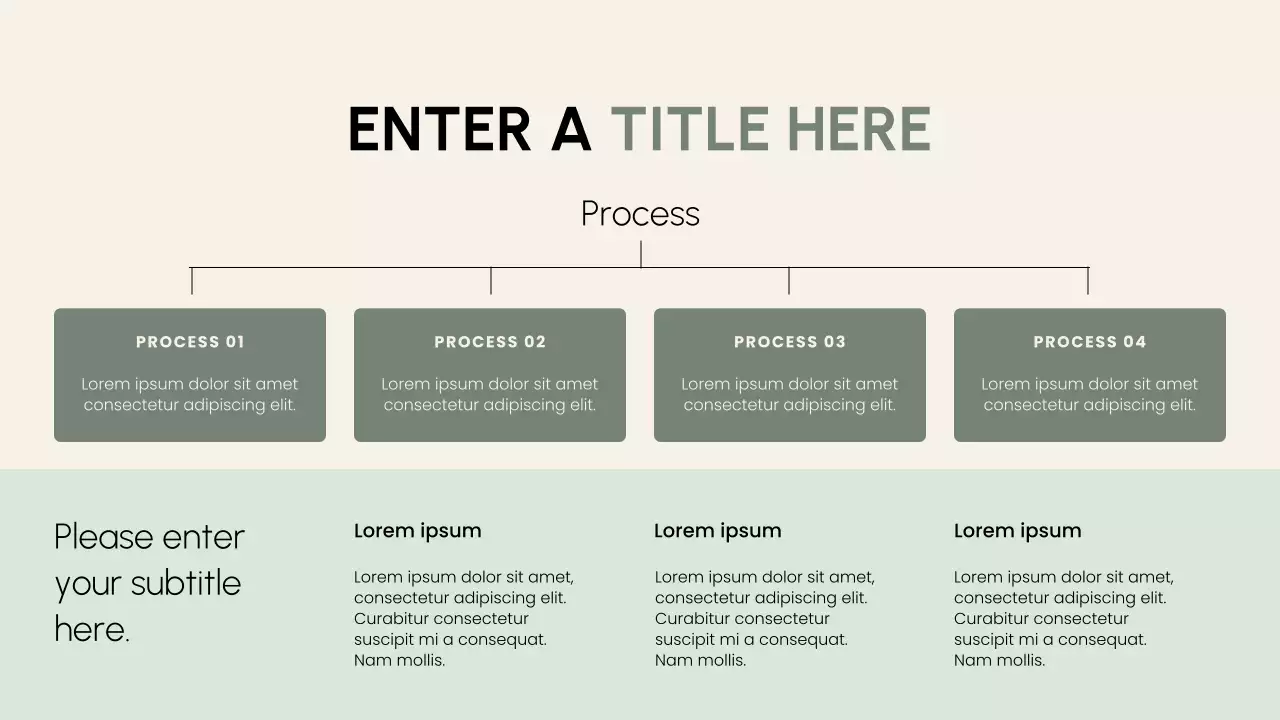 green modern research proposal document