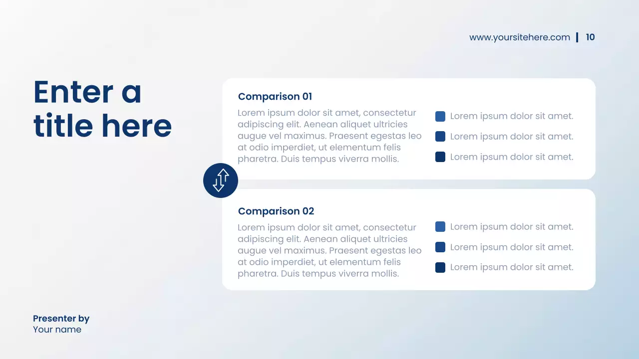 Blue Modern Financial Plan Presentation