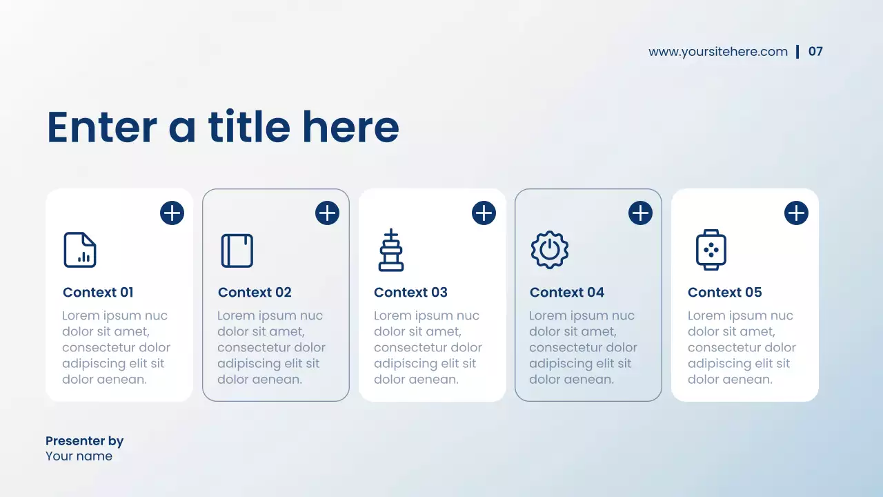 Blue Modern Financial Plan Presentation