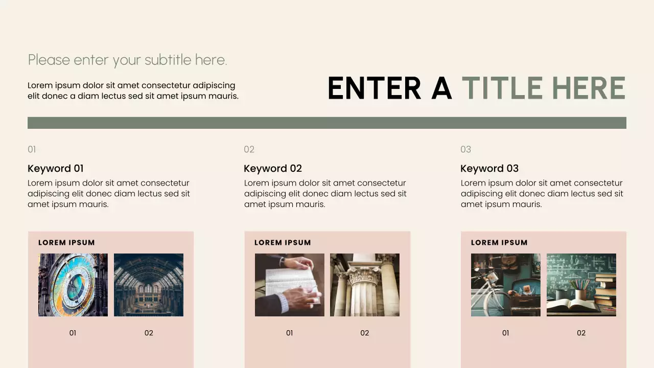 green modern research proposal document