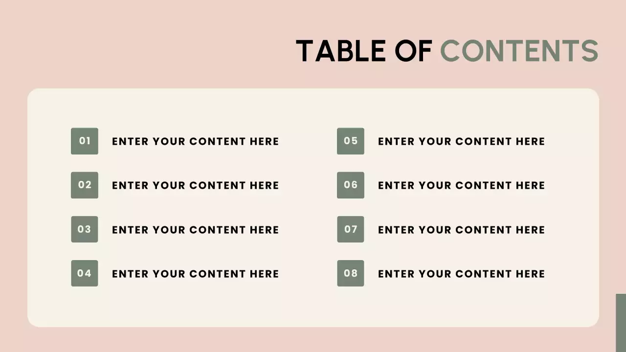 green modern research proposal document
