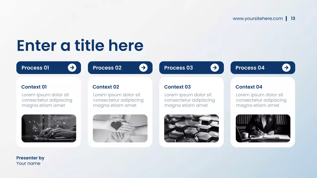 Blue Modern Financial Plan Presentation