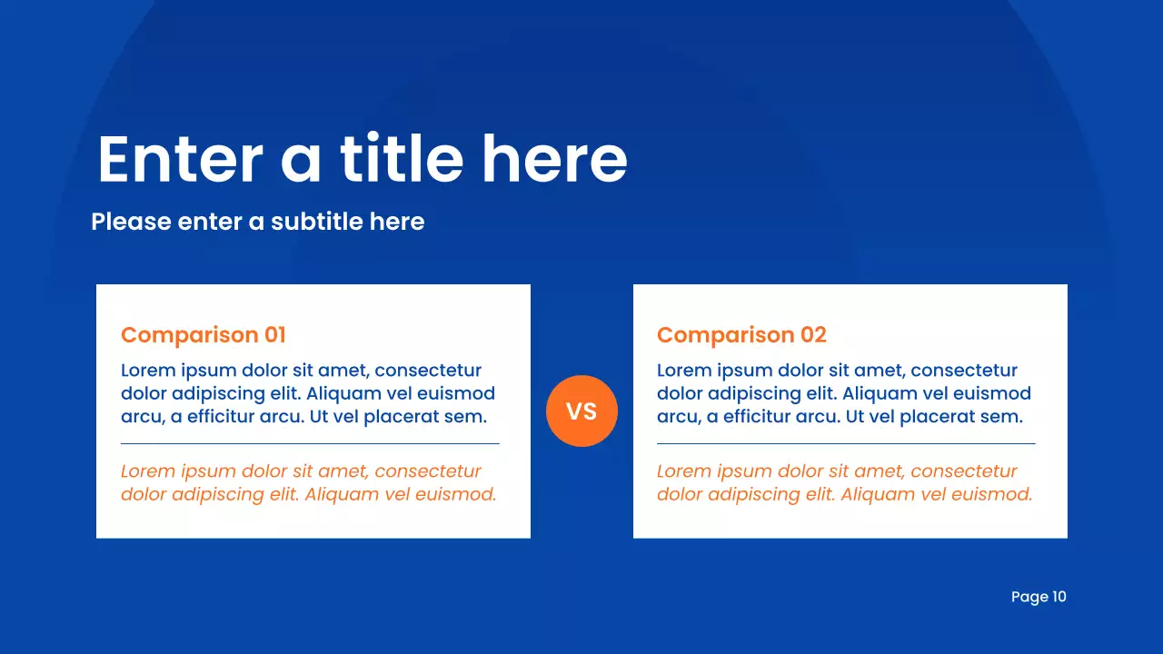 블루 모던 학술 프레젠테이션