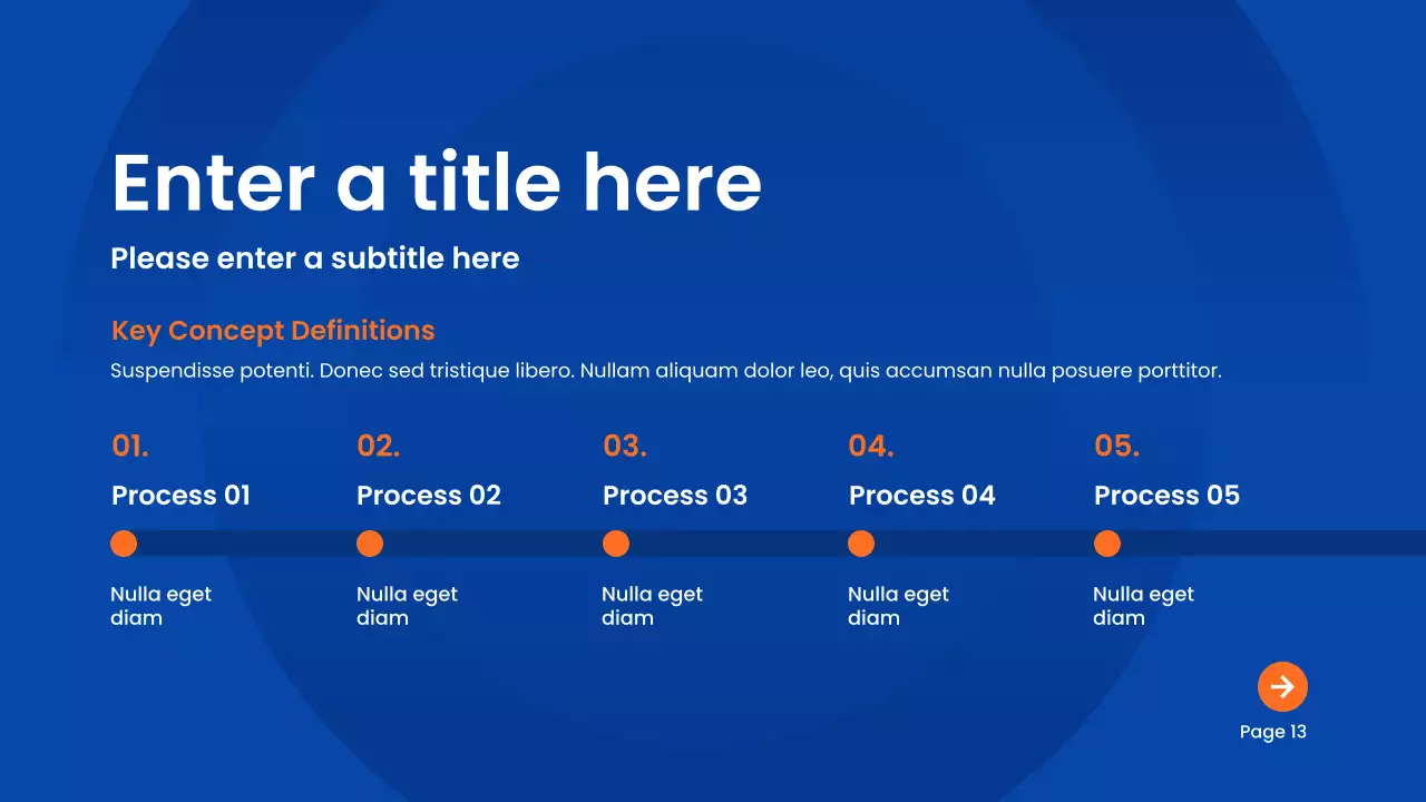 블루 모던 학술 프레젠테이션