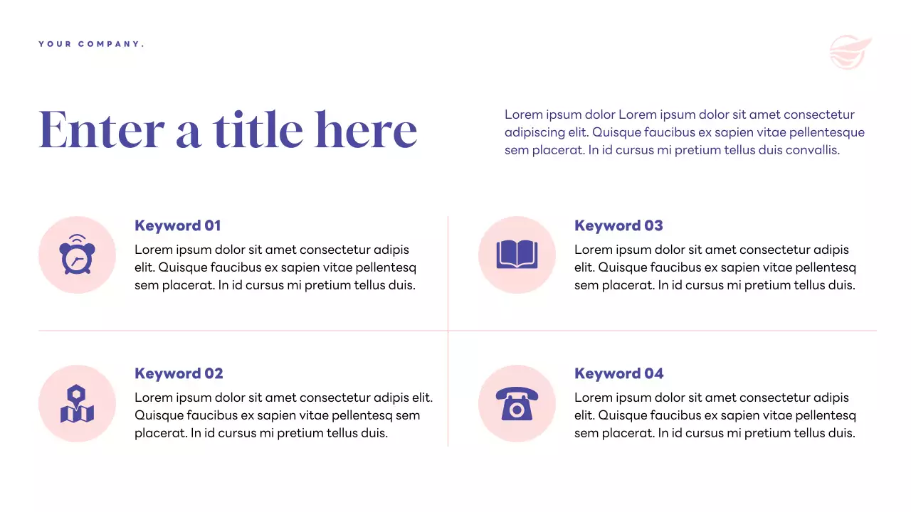 Purple Modern Health Newsletter Presentation