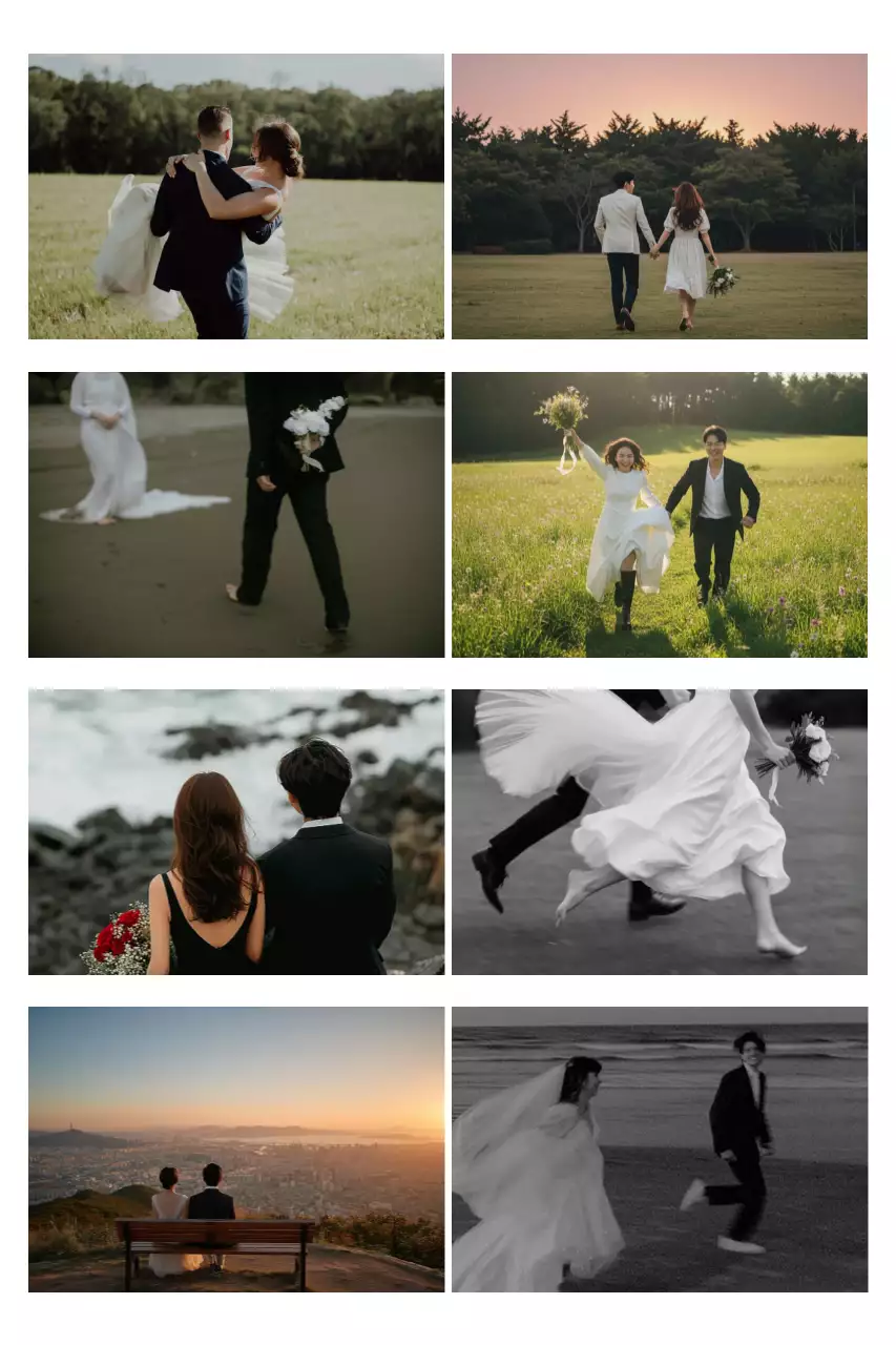 하늘색 빈티지 여행 포트폴리오