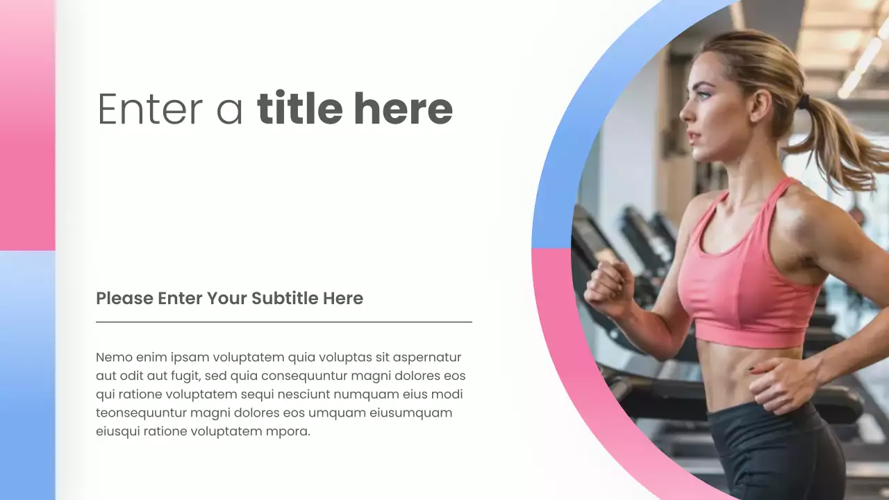 pink modern health presentation