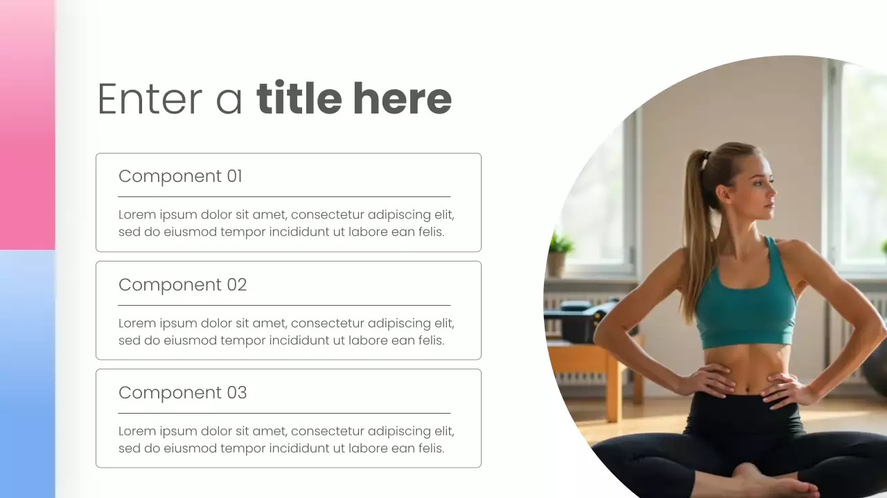 pink modern health presentation