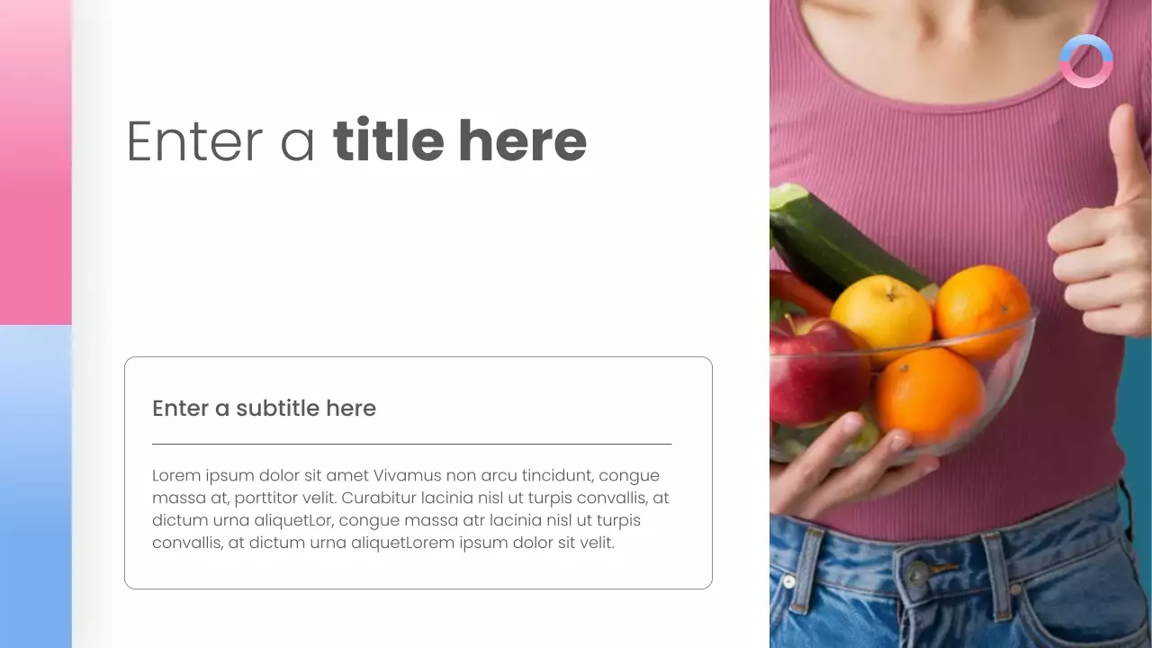 pink modern health presentation