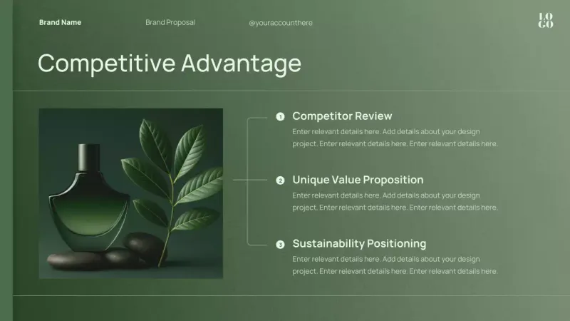 Green Minimal Brand Strategy Proposal Presentation