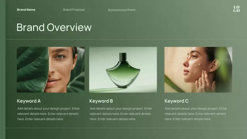 Green Minimal Brand Strategy Proposal Presentation