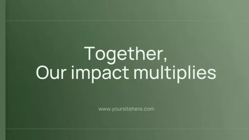 Green Minimal Brand Strategy Proposal Presentation