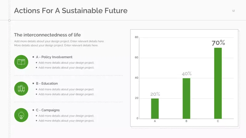 Green Minimal Sustainability Lecture Presentation