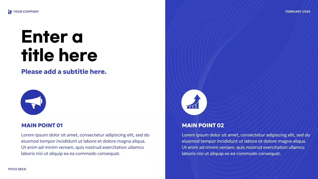 Blue Modern Sales Pitch Presentation