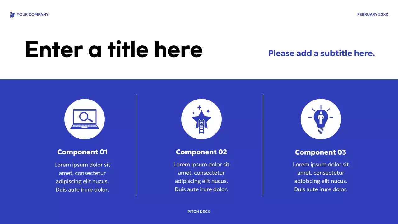 Blue Modern Sales Pitch Presentation