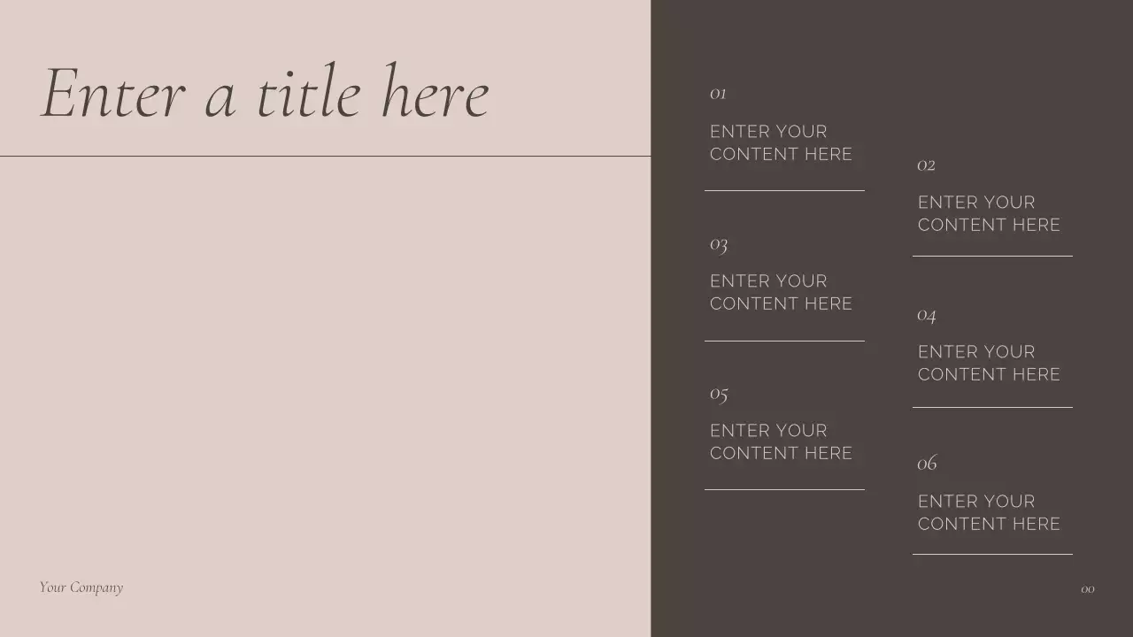 Brown Modern Meeting Announcement Presentation