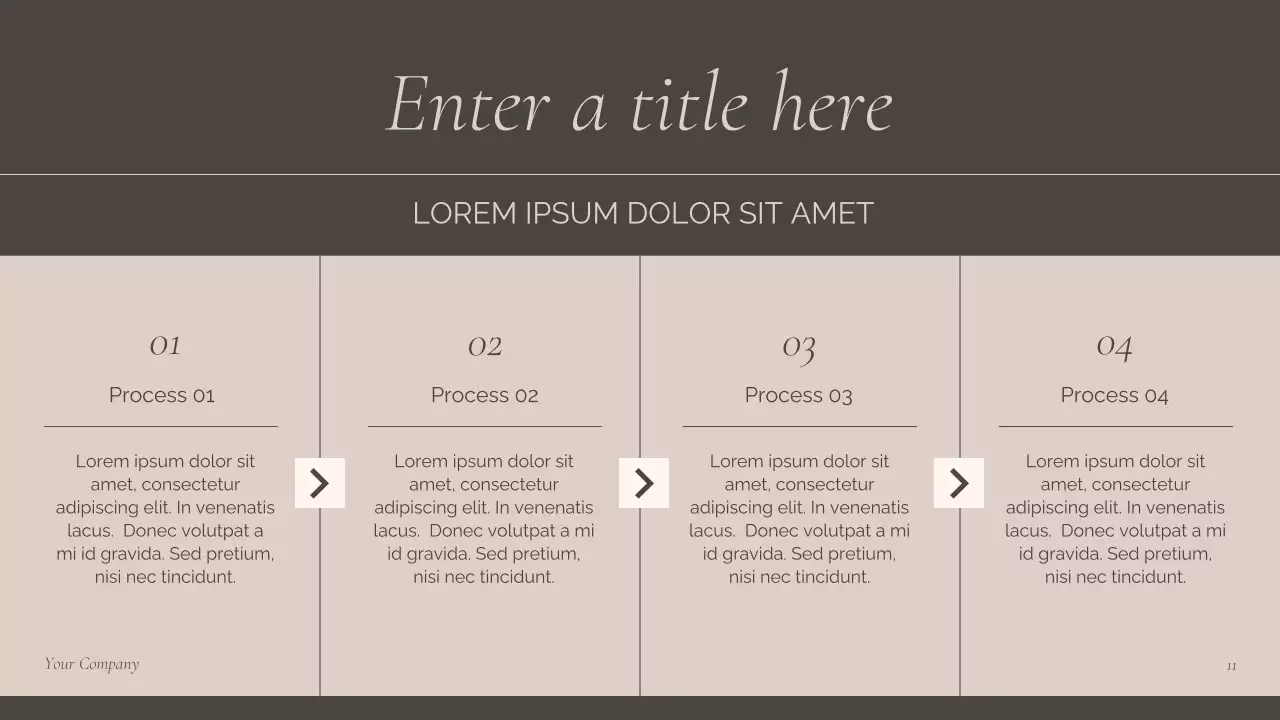 Brown Modern Meeting Announcement Presentation