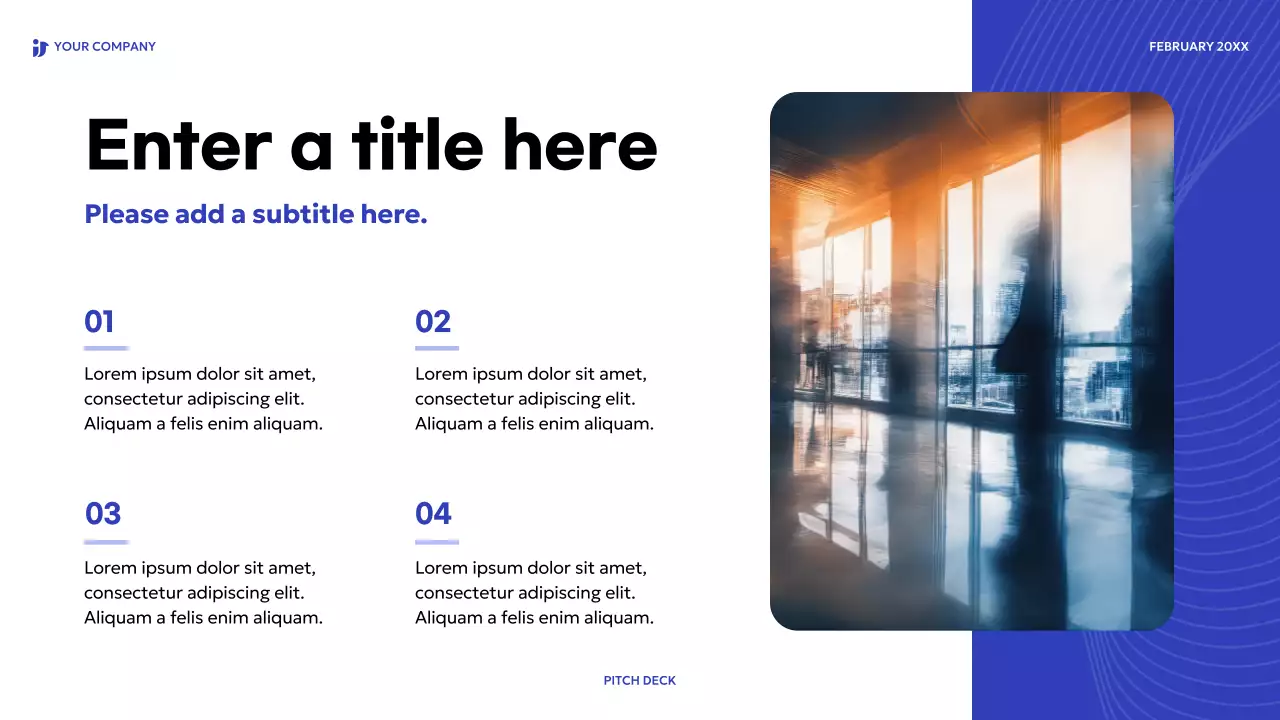 Blue Modern Sales Pitch Presentation