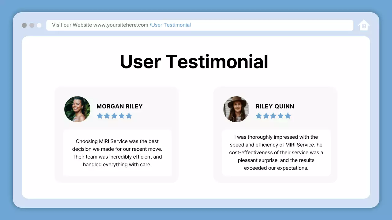 블루 모던 클리닝 가이드 프레젠테이션