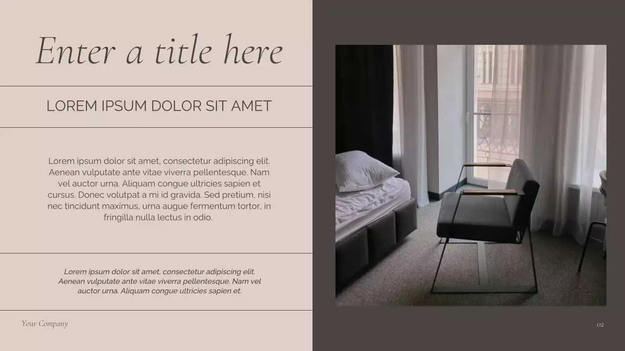 Brown Modern Meeting Announcement Presentation