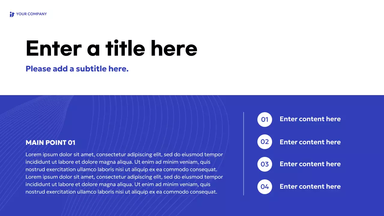 Blue Modern Sales Pitch Presentation