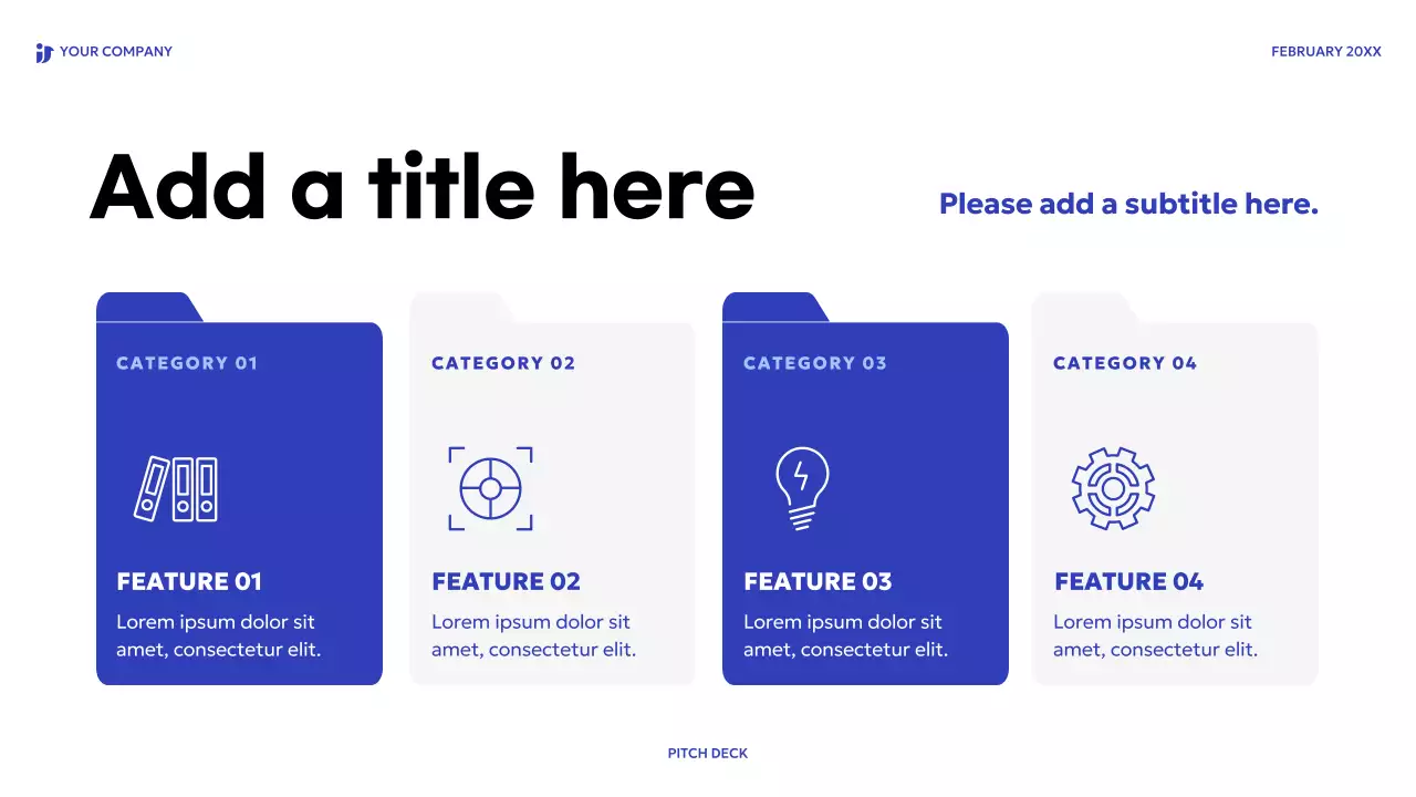 Blue Modern Sales Pitch Presentation