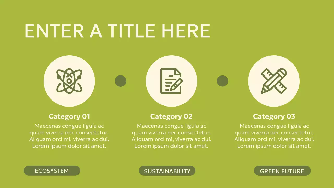 Green Modern Sustainability Announcement Presentation