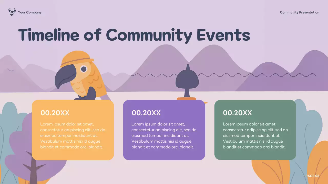 Purple Illustration Inclusive Community Presentation