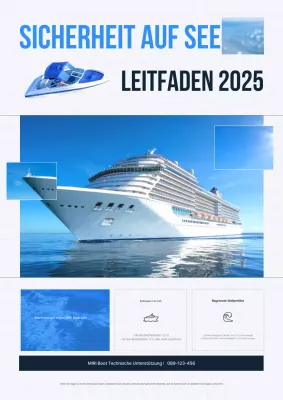 Blue Modern Sicherheitsrichtlinien