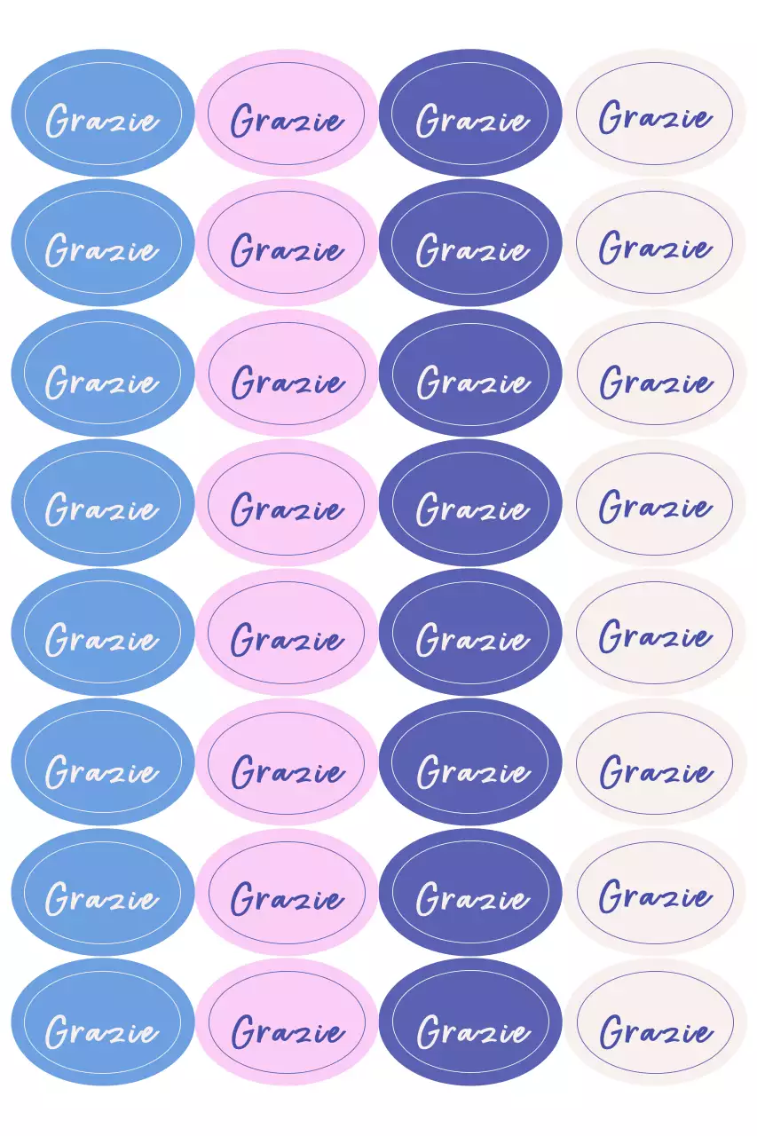 Meme rosa semplice di ringraziamento