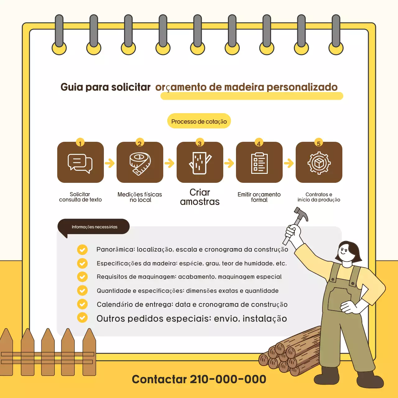 Guia de Arquitetura Simples Amarelo