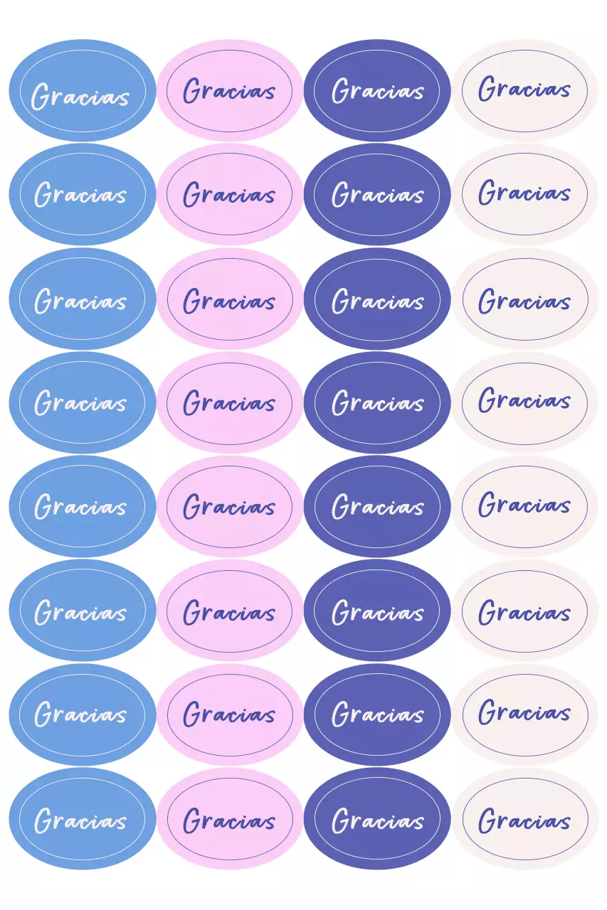 Meme rosa simple de agradecimiento