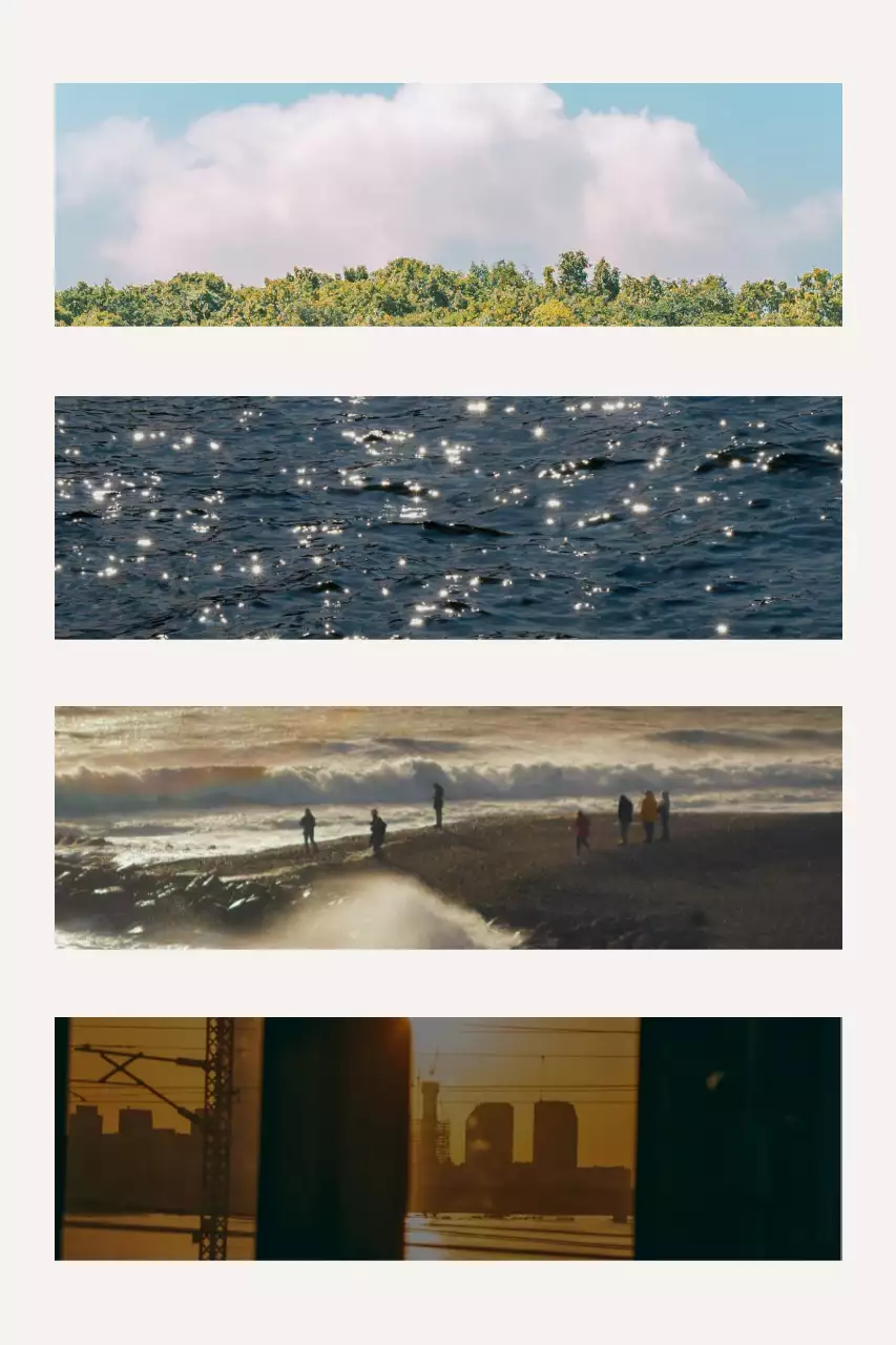 Portafolio de paisajes naturales beige