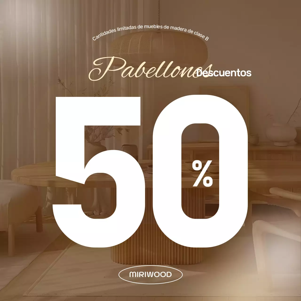 Descuento en muebles sencillos beige