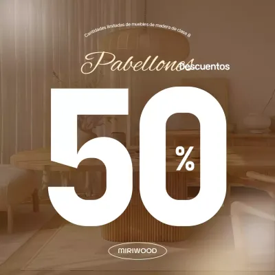 Descuento en muebles sencillos beige