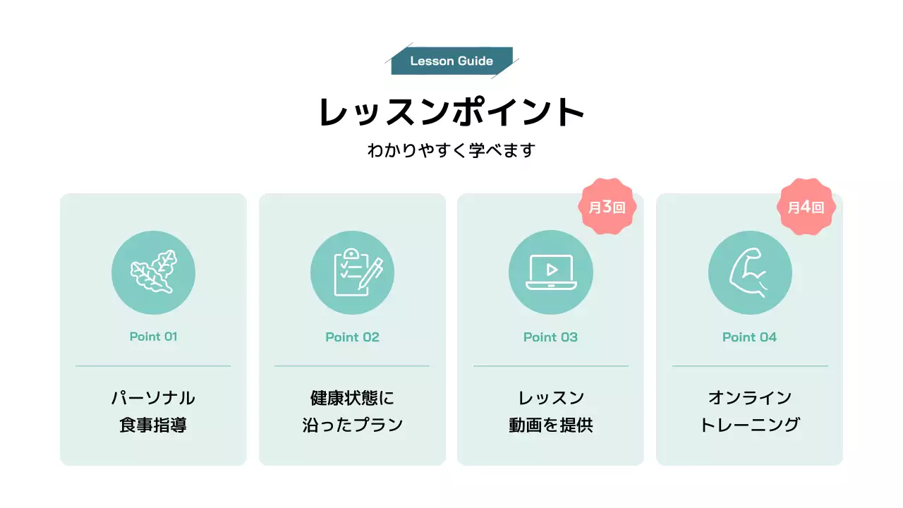 ミント シンプル フィットネス ポスター