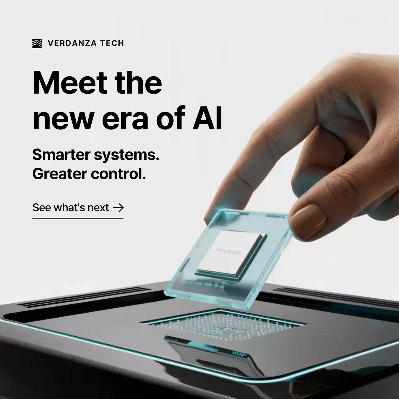 Grey Modern AI Promotion Instagram Post