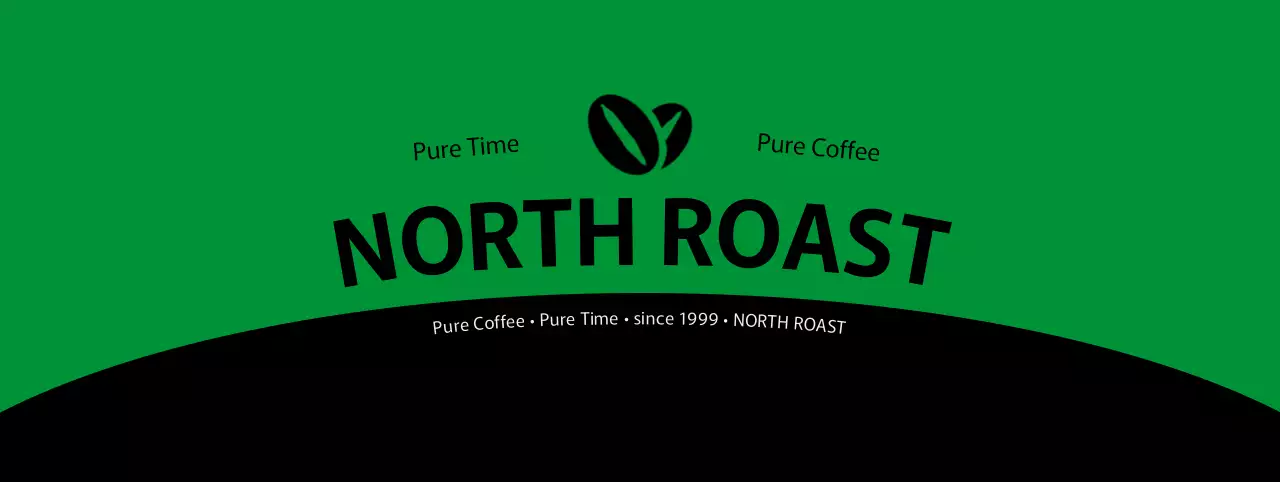 緑 シンプル コーヒー ロゴ 単色イラスト