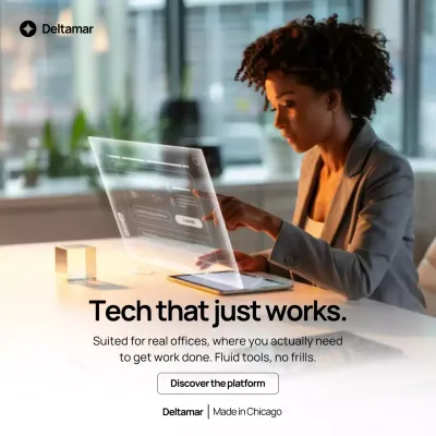 Beige Modern Tech Promotion Instagram Post