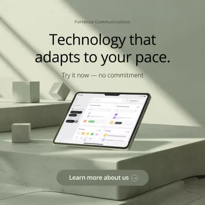Sage Minimal Technology Advertisement Instagram Post