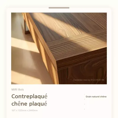 Publicité sur les matériaux de construction modernes beiges