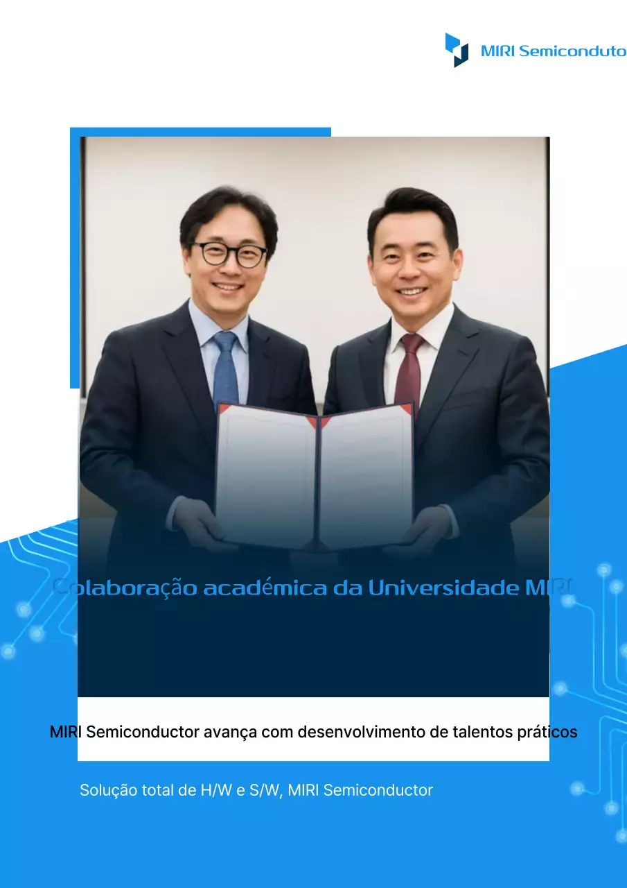 Anúncio de Educação Moderna Azul