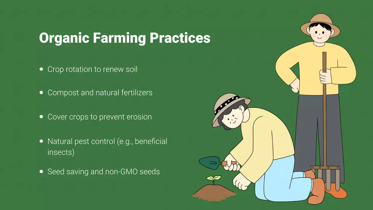 초록 심플 농업 교육 자료