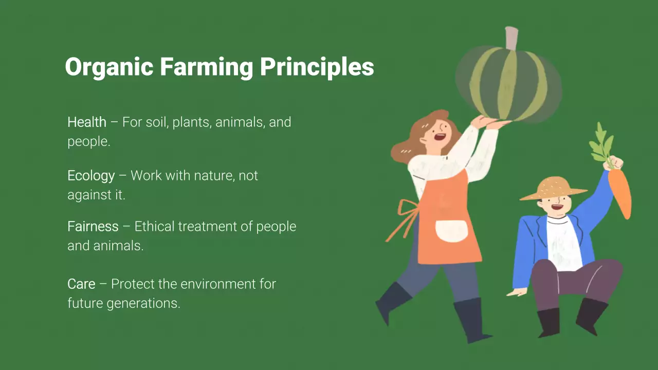 초록 심플 농업 교육 자료