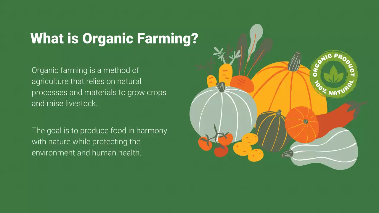 초록 심플 농업 교육 자료