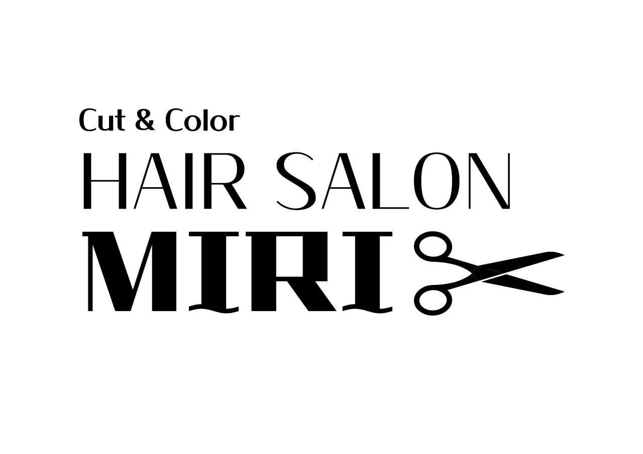 白黒 モダン 美容 ロゴ おしゃれ